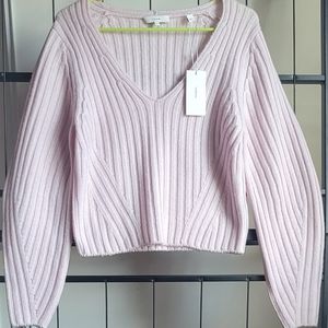Brand New Vince Cropped Pink Sweater